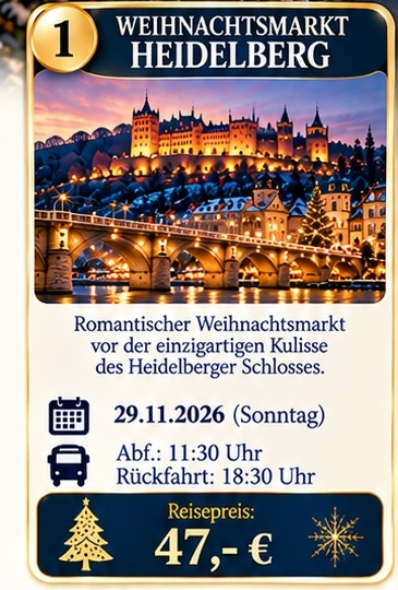 Weihnachtsmarkt Heidelberg 2026