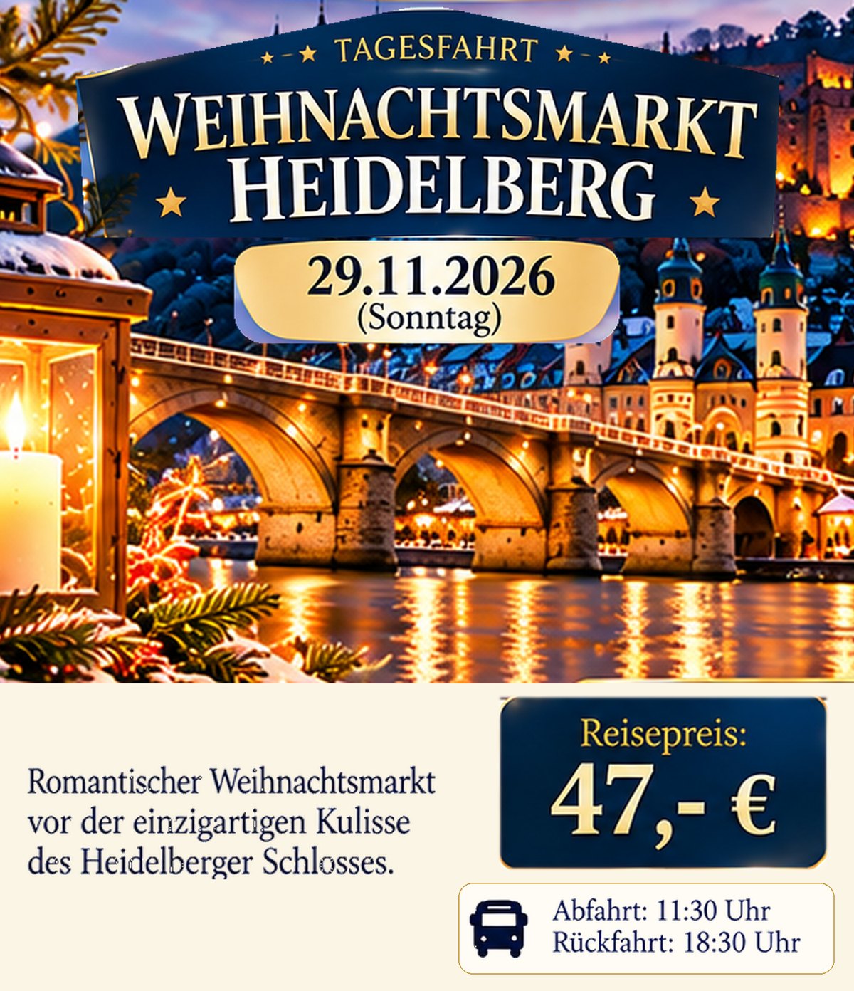 Weihnachtsmarkt Heidelberg 2026
