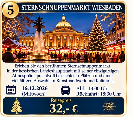 Sternschnuppenmarkt Wiesbaden 2026